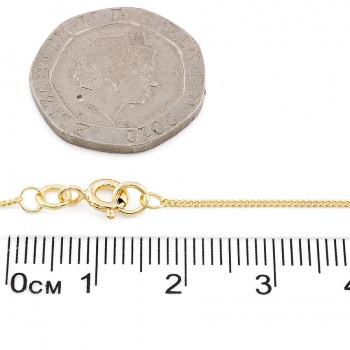 9ct gold 18 inch curb Chain
